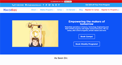Desktop Screenshot of makerkids.com